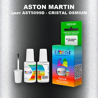 Краска для сколов во флаконе с кисточкой ASTON MARTIN, цвет AST5099D - CRISTAL OSMIUM