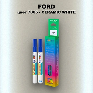 Маркер с краской FORD, цвет 7085 - CERAMIC WHITE