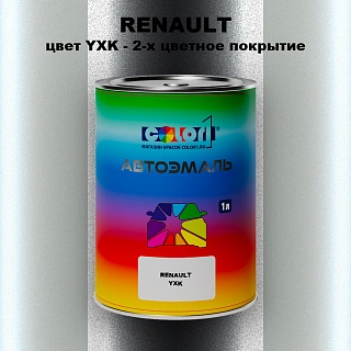 Автомобильная краска RENAULT, цвет YXK - 2-х цветное покрытие
