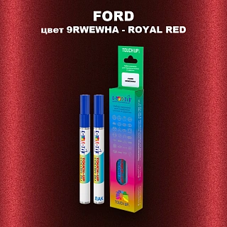 Маркер с краской FORD, цвет 9RWEWHA - ROYAL RED