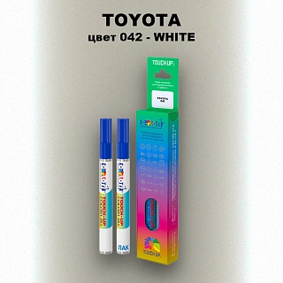 Карандаш-маркер с краской TOYOTA, цвет 042 - WHITE