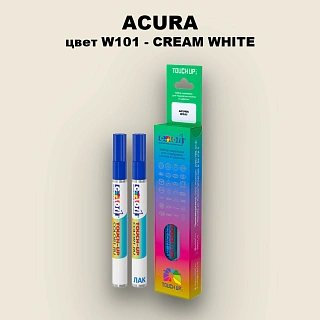 Маркер с краской ACURA, цвет W101 - CREAM WHITE