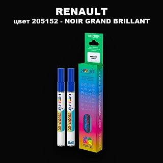 Карандаш-маркер с краской RENAULT, цвет 205152 - NOIR GRAND BRILLANT