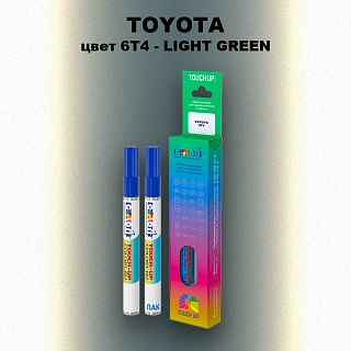 Карандаш-маркер с краской TOYOTA, цвет 6T4 - LIGHT GREEN