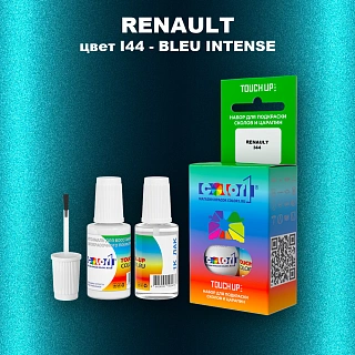Краска для сколов во флаконе с кисточкой RENAULT, цвет I44 - BLEU INTENSE