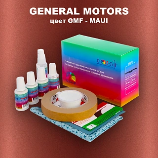 Ремкомплект для ремонта глубоких сколов и царапин GENERAL MOTORS, цвет GMF - MAUI