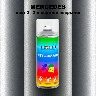 Аэрозольная краска MERCEDES, цвет 2 - 2-х цветное покрытие