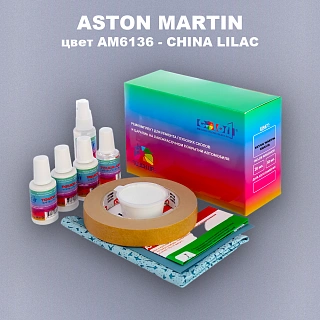 Ремкомплект для ремонта глубоких сколов и царапин ASTON MARTIN, цвет AM6136 - CHINA LILAC