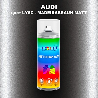 Аэрозольная краска AUDI, цвет LY8C - MADEIRABRAUN MATT