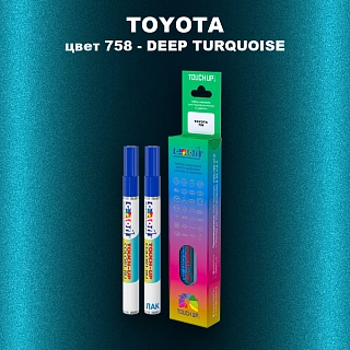 Карандаш-маркер с краской TOYOTA, цвет 758 - DEEP TURQUOISE
