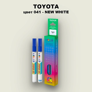Карандаш-маркер с краской TOYOTA, цвет 041 - NEW WHITE