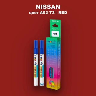 Маркер с краской NISSAN, цвет A02-T2 - RED