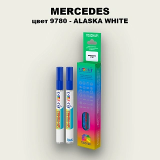 Маркер с краской MERCEDES, цвет 9780 - ALASKA WHITE