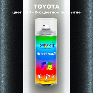 Аэрозольная краска TOYOTA, цвет 2NS - 2-х цветное покрытие