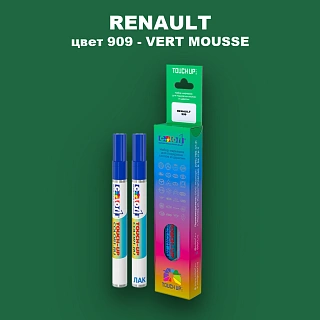 Маркер с краской RENAULT, цвет 909 - VERT MOUSSE