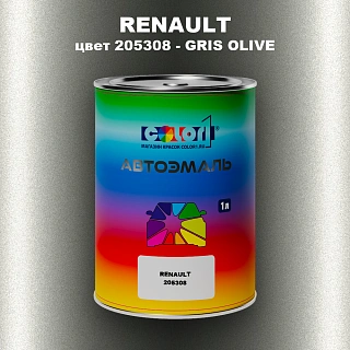Автомобильная краска RENAULT, цвет 205308 - GRIS OLIVE