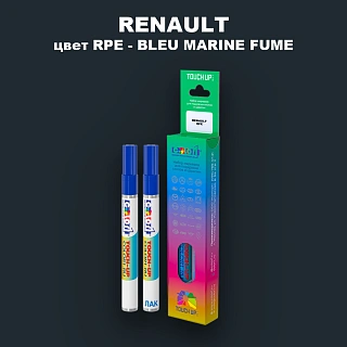 Карандаш-маркер с краской RENAULT, цвет RPE - BLEU MARINE FUME