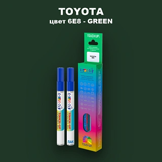 Карандаш-маркер с краской TOYOTA, цвет 6E8 - GREEN