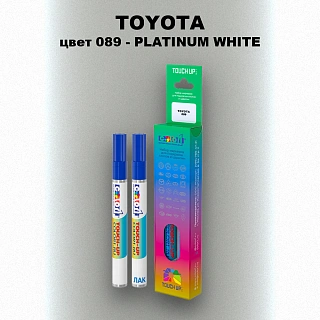 Карандаш-маркер с краской TOYOTA, цвет 089 - PLATINUM WHITE
