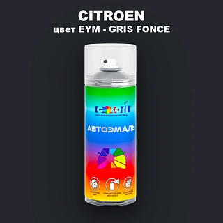 Аэрозольная краска CITROEN, цвет EYM - GRIS FONCE
