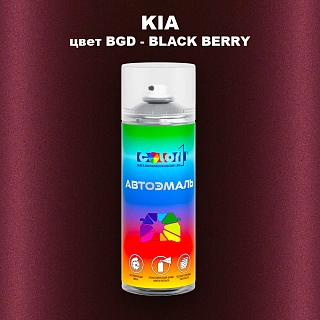 Аэрозольная краска KIA, цвет BGD - BLACK BERRY