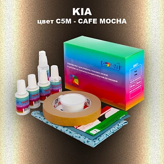 Ремкомплект для ремонта глубоких сколов и царапин KIA, цвет C5M - CAFE MOCHA