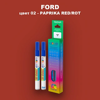 Маркер с краской FORD, цвет 02 - PAPRIKA RED/ROT