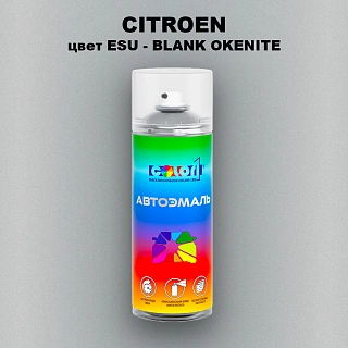 Аэрозольная краска CITROEN, цвет ESU - BLANK OKENITE