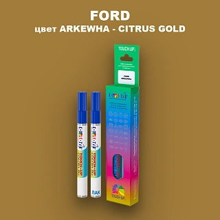 Маркер с краской FORD, цвет ARKEWHA - CITRUS GOLD