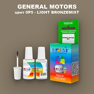 Краска для сколов во флаконе с кисточкой GM, цвет  0P5 - LIGHTBRONZEMIST