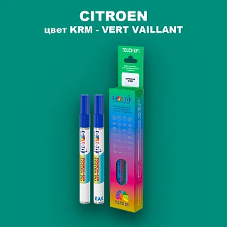 Маркер с краской CITROEN, цвет KRM - VERT VAILLANT