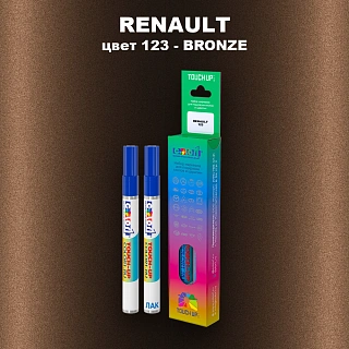 Карандаш-маркер с краской RENAULT, цвет 123 - BRUN