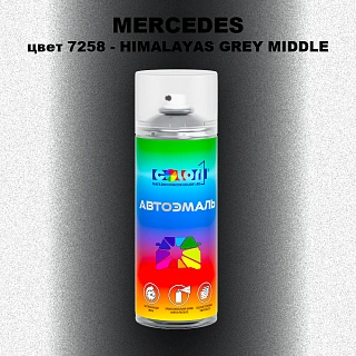 Аэрозольная краска MERCEDES, цвет 7258 - HIMALAYAS GREY MIDDLE
