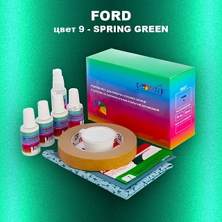 Ремкомплект для ремонта глубоких сколов и царапин FORD, цвет 9 - SPRING GREEN