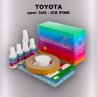 Ремкомплект для ремонта глубоких сколов и царапин TOYOTA, цвет 3U6 - ICE PINK