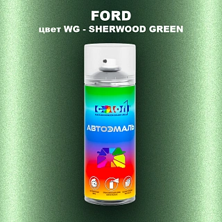 Аэрозольная краска FORD, цвет WG - SHERWOOD GREEN