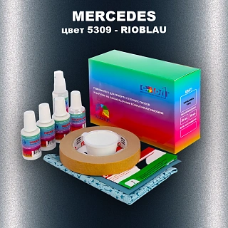 Ремкомплект для ремонта глубоких сколов и царапин MERCEDES, цвет 5309 - RIOBLAU