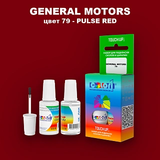 Краска для сколов во флаконе с кисточкой GM, цвет  79 - PULSERED