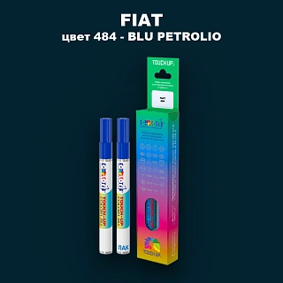 Маркер с краской FIAT, цвет 484 - BLU PETROLIO