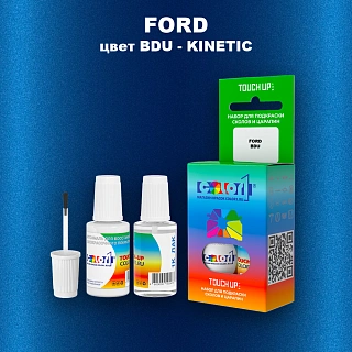 Краска для сколов во флаконе с кисточкой FORD, цвет BDU - KINETIC