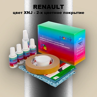Ремкомплект для ремонта глубоких сколов и царапин RENAULT, цвет XNJ - 2-х цветное покрытие