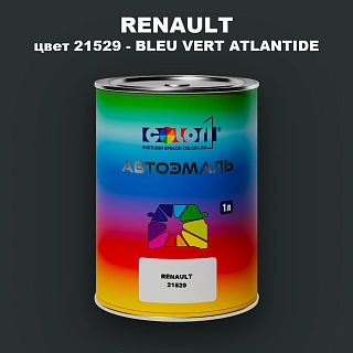 Автомобильная краска RENAULT, цвет 21529 - BLEU VERT ATLANTIDE