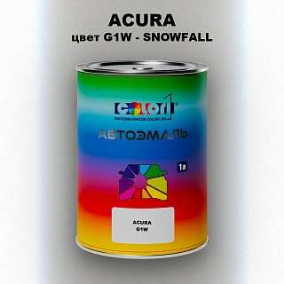 Автомобильная краска ACURA, цвет G1W - SNOWFALL