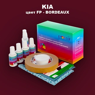Ремкомплект для ремонта глубоких сколов и царапин KIA, цвет FP - BORDEAUX