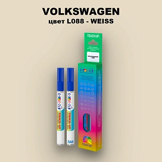 Карандаш-маркер с краской VOLKSWAGEN, цвет L088 - PERLWEISS