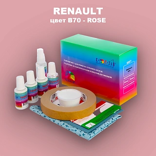 Ремкомплект для ремонта глубоких сколов и царапин RENAULT, цвет B70 - ROSE