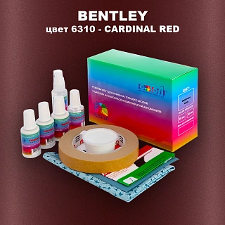 Ремкомплект для ремонта глубоких сколов и царапин BENTLEY, цвет 6310 - CARDINAL RED
