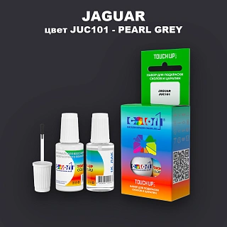 Краска для сколов во флаконе с кисточкой JAGUAR, цвет JUC101 - PEARL GREY