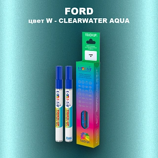 Маркер с краской FORD, цвет W - CLEARWATER AQUA