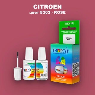 Краска для сколов во флаконе с кисточкой CITROEN, цвет 8303 - ROSE